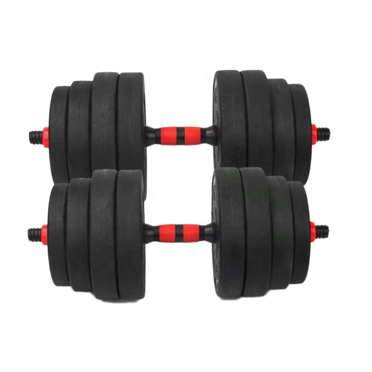 Cheap Price For Gym Equipment 20Kg Adjustable Cement Dumbbell Weights