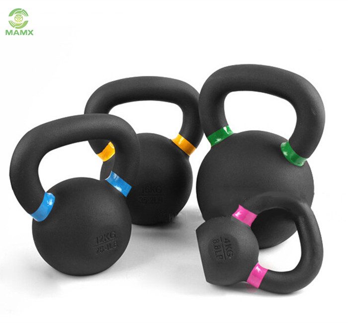 Factory Price 4 Kg/8Kg /12Kg Powder Coated Solid Iron Kettle Bell For Sale