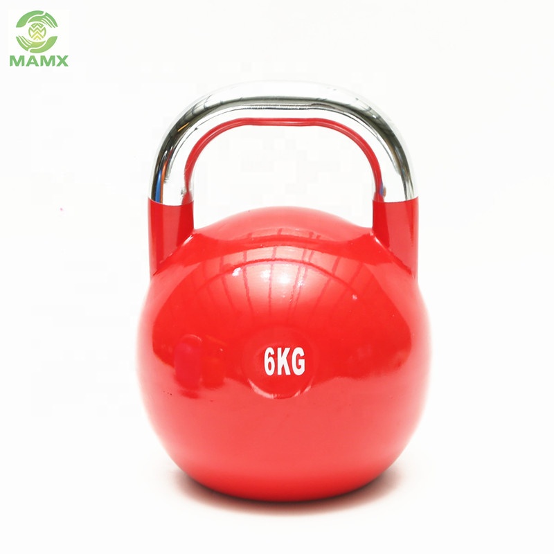 Hot sell competitive kettlebell steel filling iron painting colorful custom kettlebell for sale