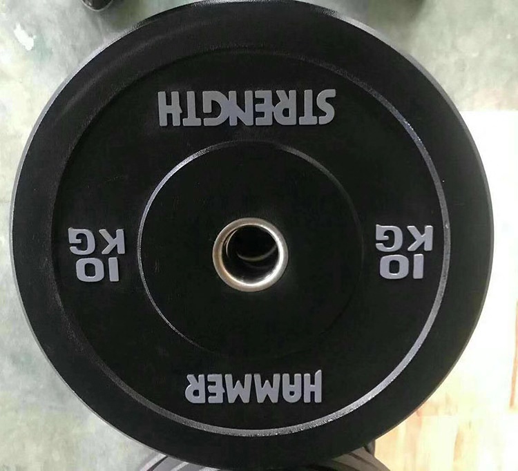 Competition 100%  Rubber hammer  Barbell Weight Lifting Plate  5-25kg