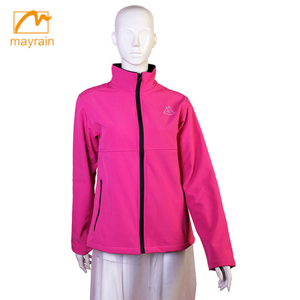 chaqueta de mujer de material especial de alta elasticidad + TPU + polar impermeable y cálida y transpirable