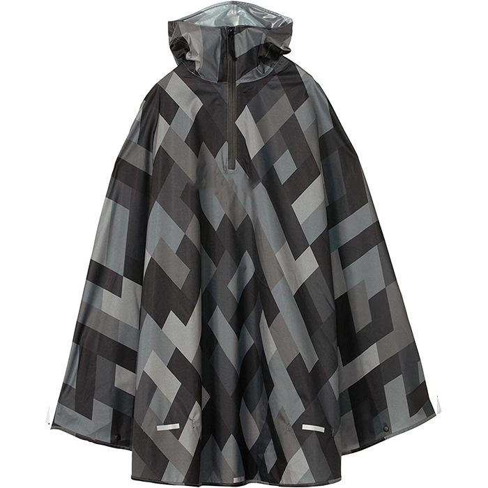 מעיל גשם פונצ'ו פוליאסטר עמיד למים לרכיבה פונצ'ו עיצוב אופנה מעיל גשם