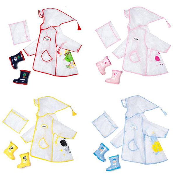 EVA Children lovely raincoat with printing
