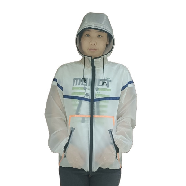 Short Design fashion TPU Rain jacket