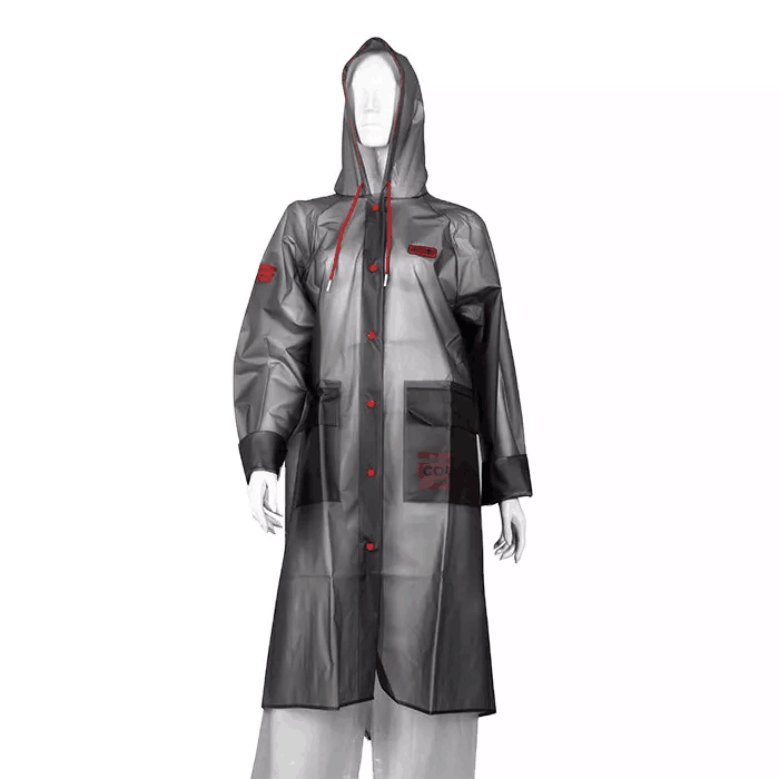 Baju Hujan Wanita Baharu Fabrik TPU Bergaya Berkualiti Tinggi dengan Pencetakan Reflektor