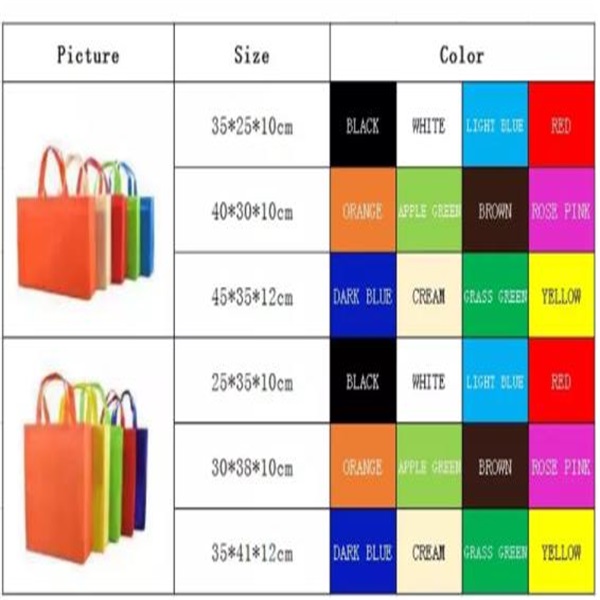 High quality promotional custom shopping non woven bag with print logo