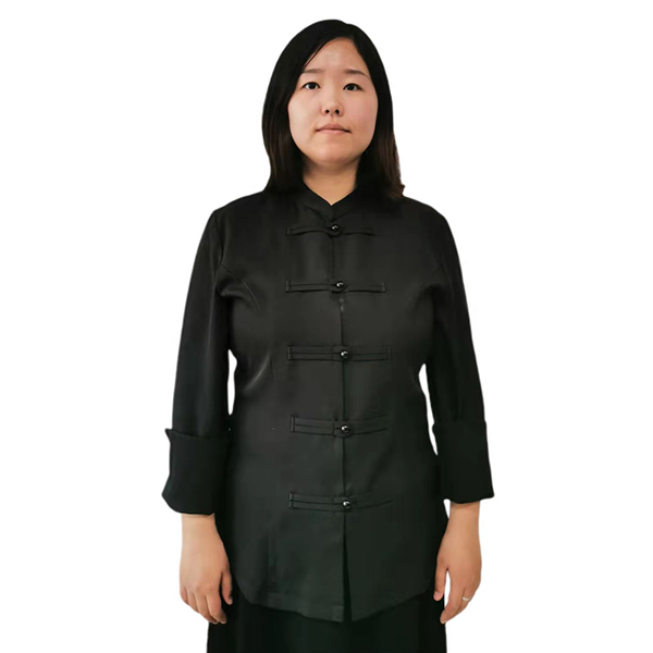 pişirme uzun kollu kadın şef üniforma ceket