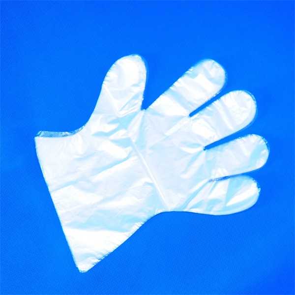 Højkvalitets foldede handske PE engangshandsker i plast