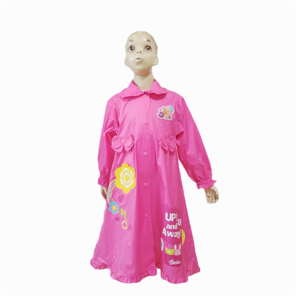 capa de chuva infantil para meninas com capuz à prova d'água roupa de chuva