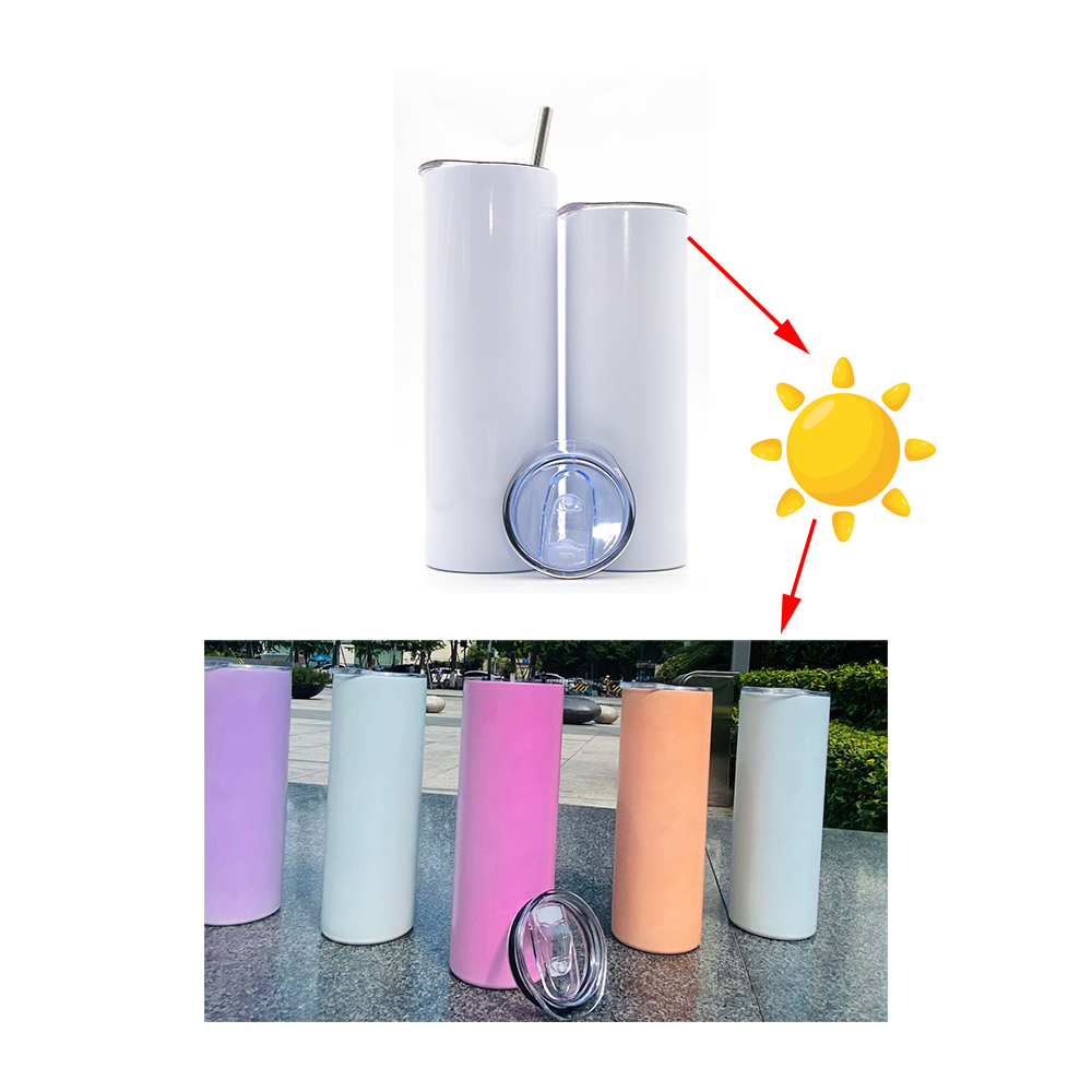 China 20oz UV Color Changing Insulated Slim Tumbler Manufacturer