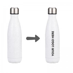 Hot New Products Thily Stemless Wine Glasses - 17oz Vacuum Flasks Cola Shape Fitness Thermo Sports Bottle Stainless Steel Water Bottle With Custom Logo – Besin