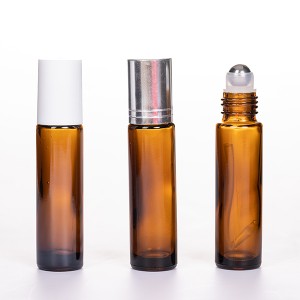 10ml Amber Glass Roll On Bottle for Essential Oil