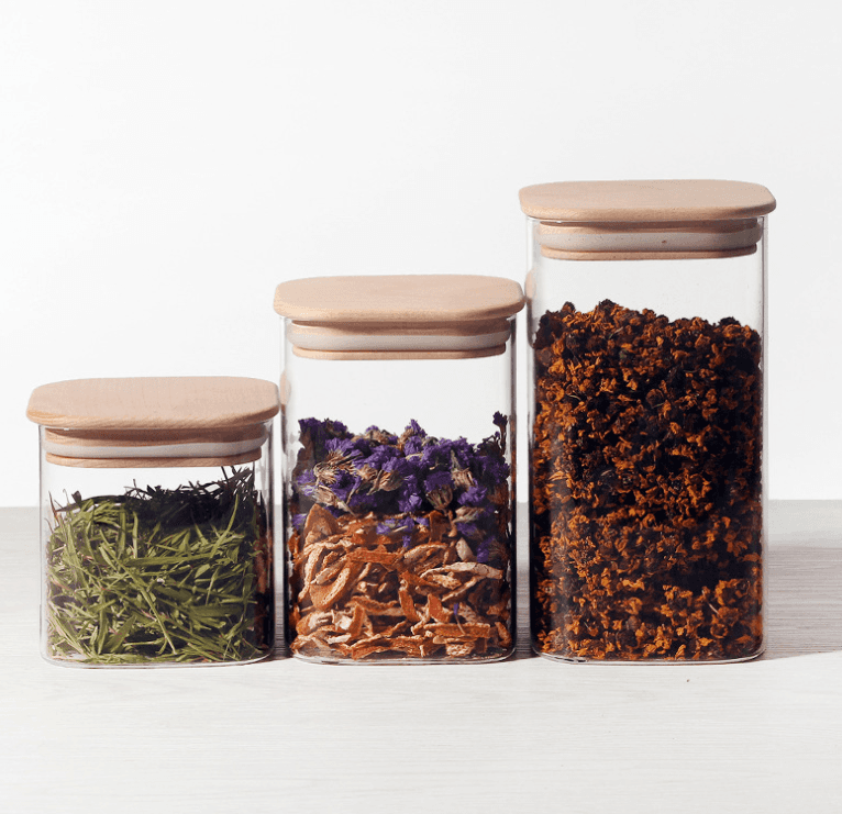 OEM High reputation Glass Jar With Wooden Lid – New Design 1000ml Square  Borosilicate Glass Jar with Bamboo Lid – Menbank factory and manufacturers