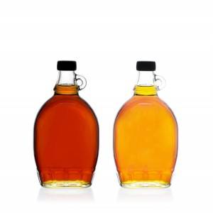 Free sample for Mason Jars - 250ml 375ml Glass Flask Maple Syrup Bottle with Handle – Menbank