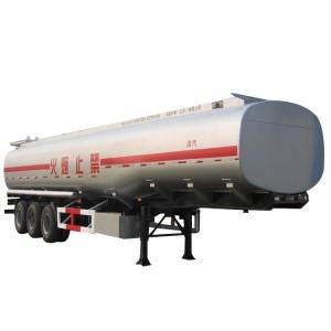 中国3/4轴45m3-50m3油罐运输卡车半挂车
