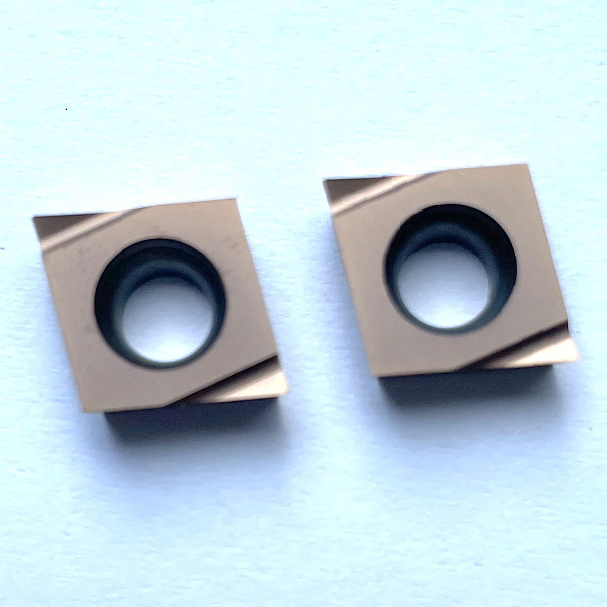 CCGT09T302L-S PV4312 Grounded Inserts PVD Coated Carbide Inserts Coating Color Bronze