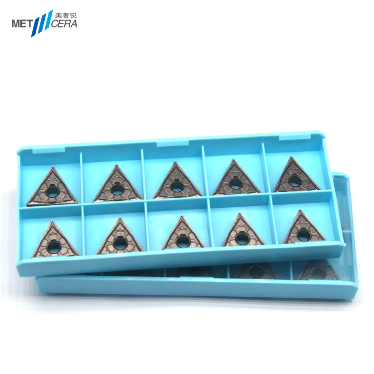 Triangular Inserts Turning Inserts TNMG331 TNMG160404-5FG Uncoated Inserts Para sa Carbon Steel Cutting