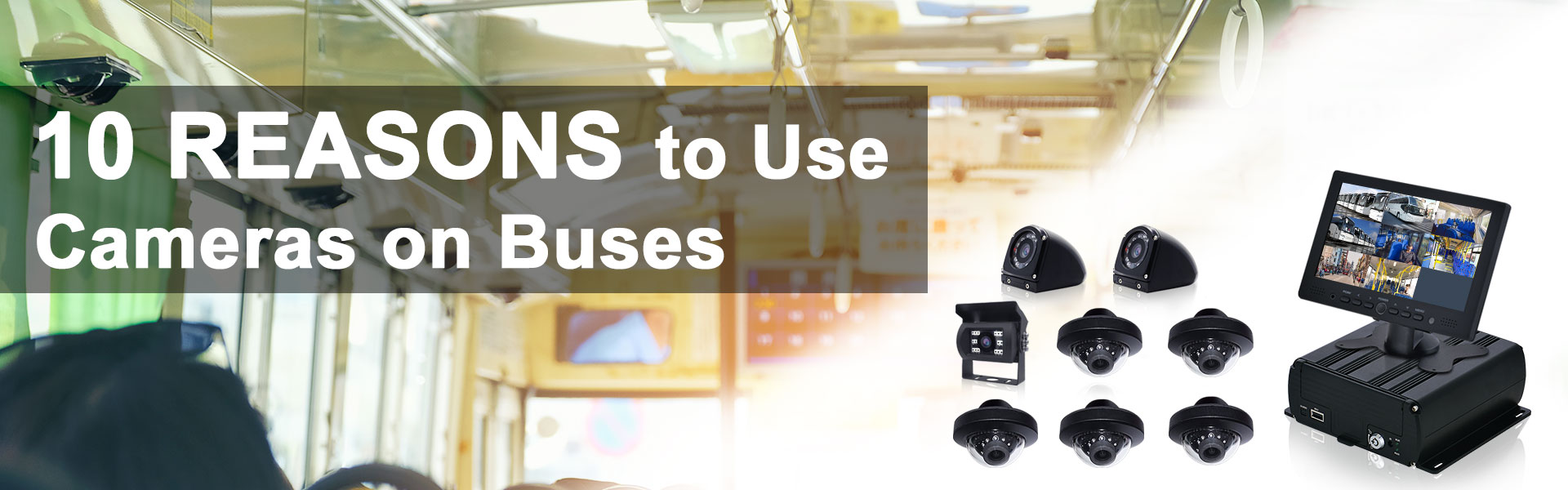 10 iemesli, kādēļ izmantot kameras autobusos