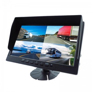අඟල් 10.1 Quad Mode Car Monitor TFT LCD Car Rearview Reverse Monitor Rear View Display for Bus Car Monitor