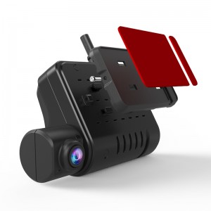 4CH 1080P အမြည်းလိုက်ထရပ်ယာဉ် စီမံခန့်ခွဲမှု တိုက်ရိုက်လွှင့်ခြင်း DVR Dash Camera LTE GPS WIFI 4G Dashcam