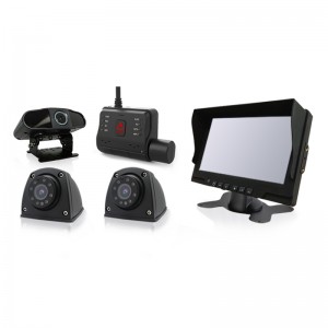 Sistema de cámara DVR con monitor de estado del controlador antifatiga 4CH AI para camión