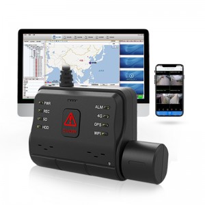 4CH 1080P Sleepwa Truck Fleet Management Live Streaming DVR Dash Camera LTE GPS WIFI 4G Dashcam