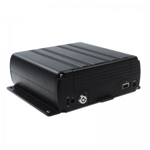 H264 8 ချန်နယ် CCTV Car HD Black Box DVR Recorder 4G GPS ခြေရာခံ Truck Bus Mobile DVR