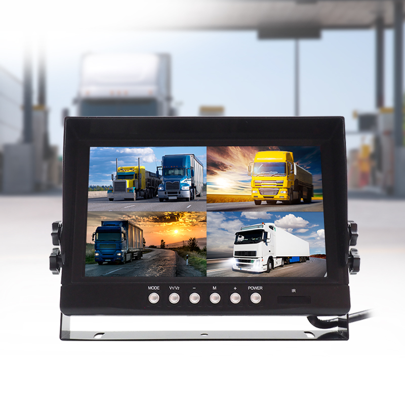 9 collu TFT LCD automašīnu autobusu kravas automašīnu monitors, sauļošanās automašīnas monitors, HD automašīnas atpakaļskata monitors