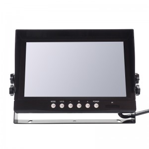9 inch TFT LCD Mobil Bus Truk Monitor, Sun Shade Monitor Mobil, HD Kaca Spion Mobil