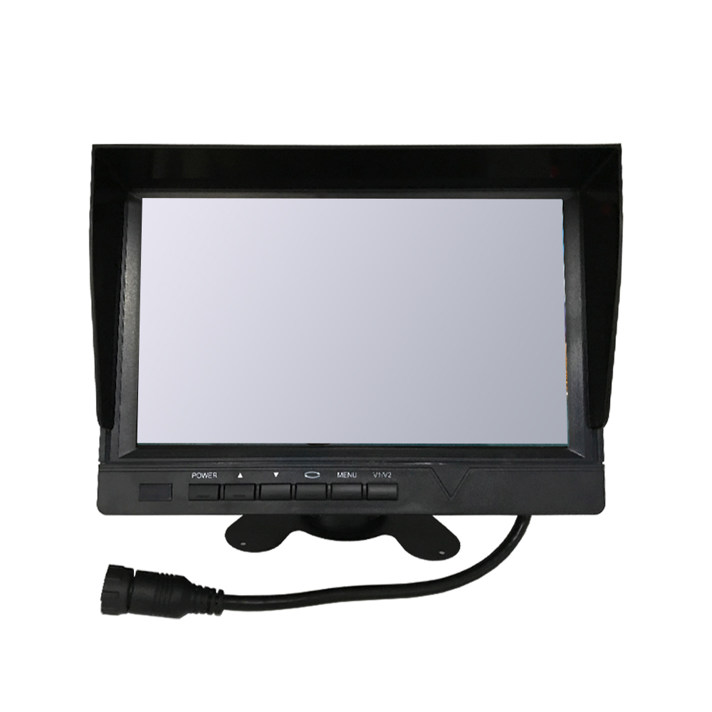 Monitor de grabación con tarjeta SD Quad View de 9 pulgadas (1024×600)