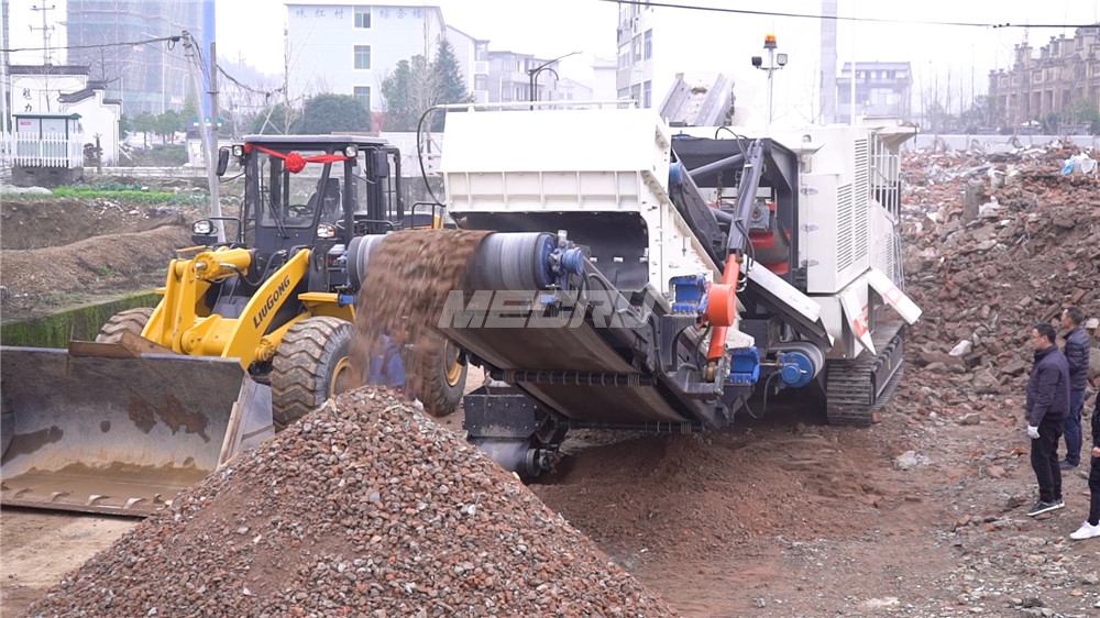 Shandong 200T / jam jalur pengolahan limbah konstruksi