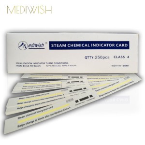 Steam chemical indicator for autoclave