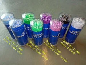 Disposable dental microswabs microbrush lash tools eyelash microapplicator