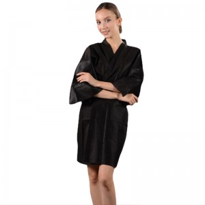 Dub Disposable Nonwoven Kimono Robe Rau Salon Spa Tsho