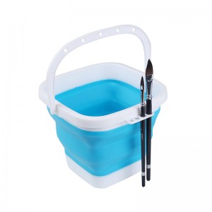 Foldable & Portable Multi-Purpose Bucket- Paint Brush Washer Large Paint Brush Cleaner