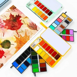Watercolor Paint Set , Nice Gift for Kids, Young Artists & Watercolorists