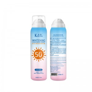 Natural spf50 PA+++ moisturizing sunscreen spray