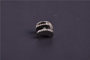 Placă de 18 mm Roată excentrică din aliaj de zinc cu came cu finisaj nichel