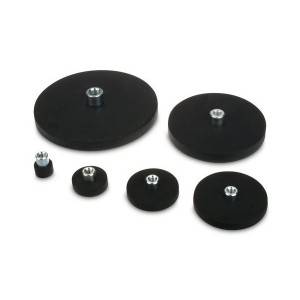 Rubber Coated Magnet with Female Thread