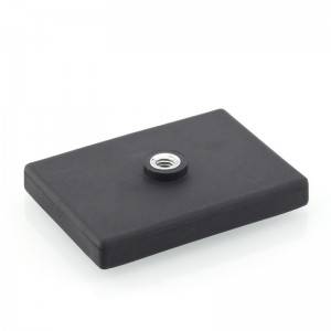 Pravokutni magnet za držanje na bazi gume