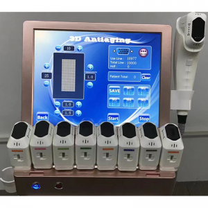 4D HIFU 12-linjers hudlyftande högintensivt fokuserat ultraljudssystem Ansiktslyftning Rynkor Borttagning av kroppsbantning