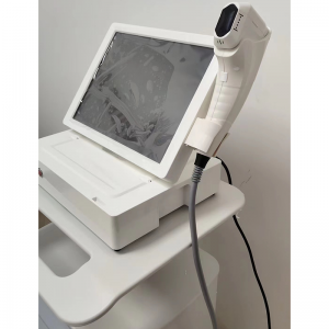 4D HIFU 12 Garis Kulit Angkat Inténsitas Tinggi Fokus Sistem Ultrasound Raray Angkat Kedutan Ngaleungitkeun Mesin Pelangsing Awak