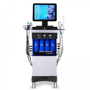 ເຄື່ອງ hydrafacial 14 in1 Diamond Peeling and Hydrafacials Hydrofacials Water Jet Aqua Facial Hydra Dermabrasion Machine