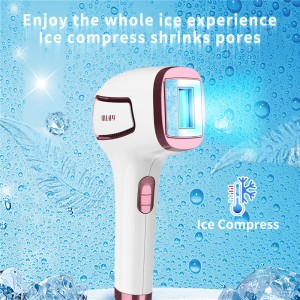 Malay T8 за отстранување на влакна ICE ладен уред IPL ласерски епилатор Пренослив апарат за отстранување влакна на лице за тело за жени мажи
