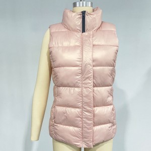 WOMEN’S CASUAL WOVEN QUILTED COTTON VEST