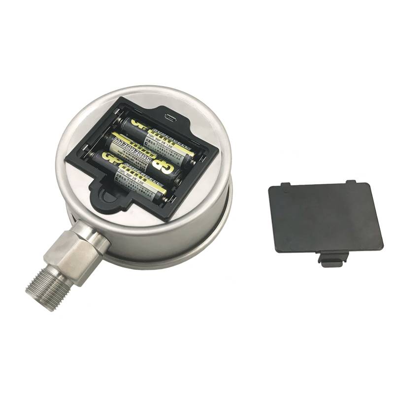 Manómetro de manómetro digital de batería inteligente de acero