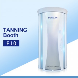 Principais fornecedores China Sunshine Vertical F10 Solarium máquina de bronzeamento para a pele