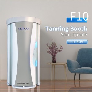 Fa'atau Sili Saina Sunshine Vertical F10 Solarium Tanning Machine mo Pa'u