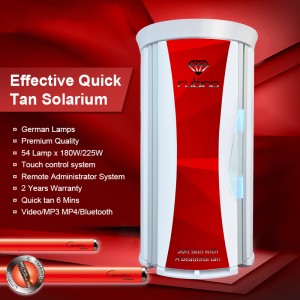 Factory Outlets China Merican LED Tan Machine Collagen Tanning Bed Solar Vertical Sunbed Collagen Tanning Bed