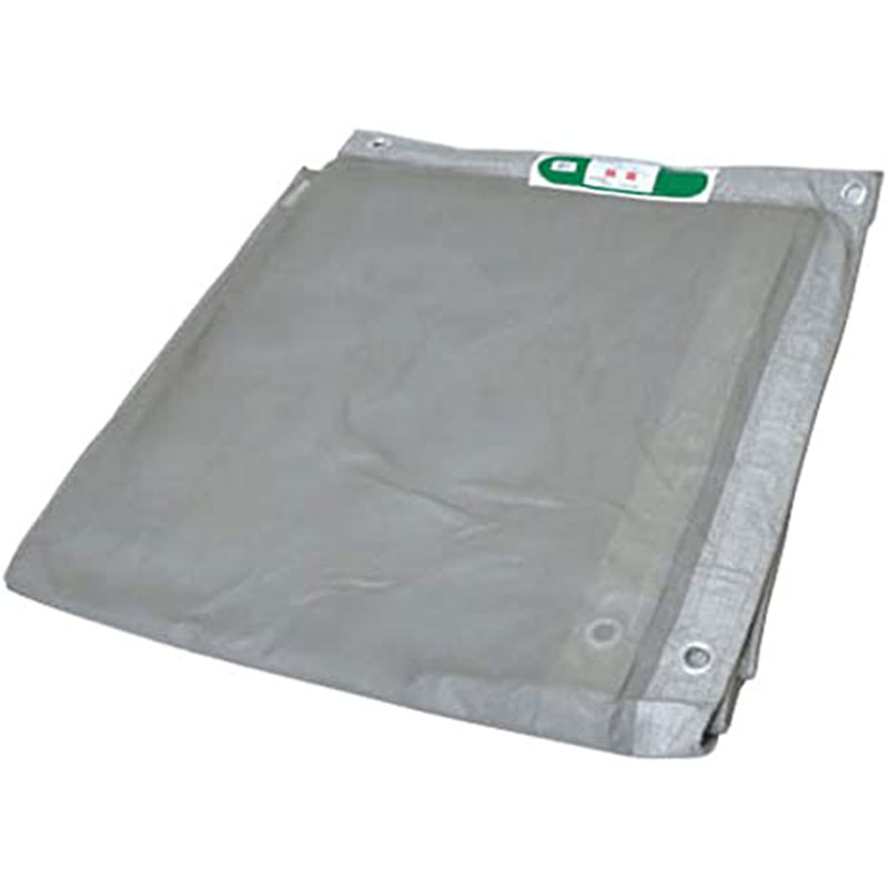 Pvc Mesh Sheet PVC დაფარული უსაფრთხოების ბადე არის ცხელი რეზისტენტული და სითბოს დალუქული ნაცრისფერი